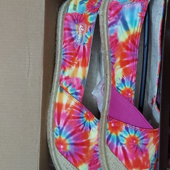 Sugar Womens Evermore Denim Flats Espadrilles Pink 9 Medium (B M) - Picture 2 of 7